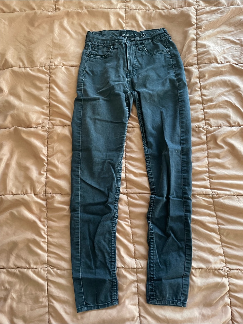High-Rise Black Skinny Jeans